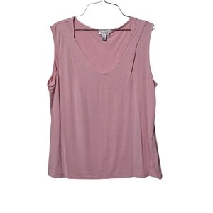 Conrad C Pink Sleeveless Top XL